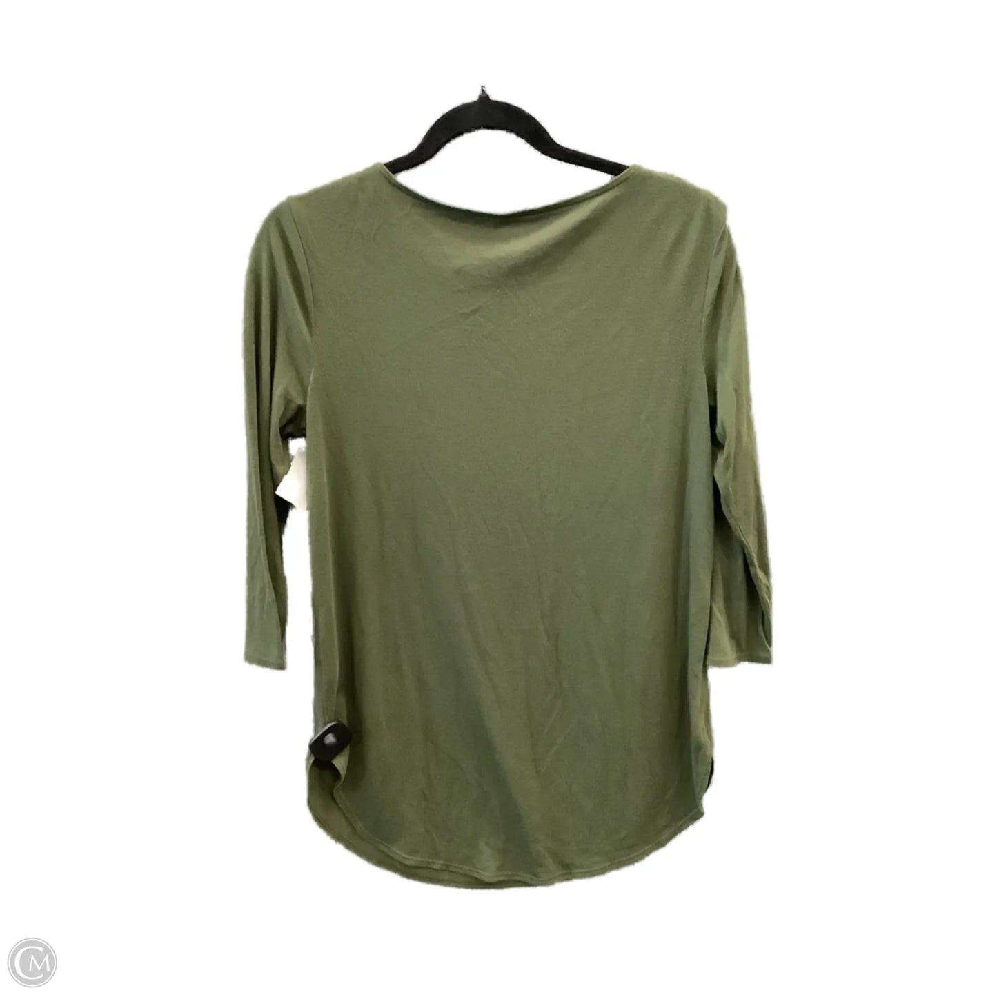 Top Long Sleeve By Ana In Green, Size: M