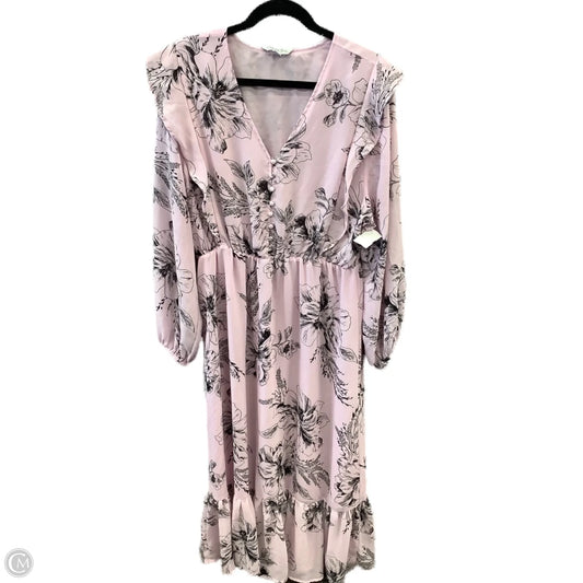 Dress Casual Maxi By Ophelia Roe In Pink, Size: Xl