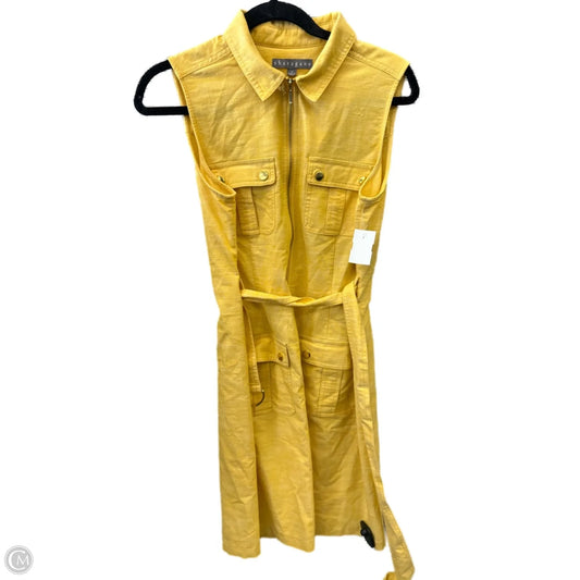 Dress Casual Midi By Sharagano In Yellow, Size: M