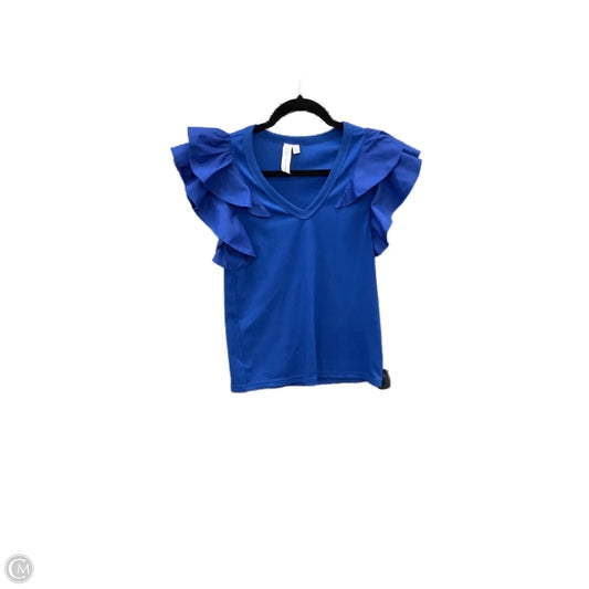 Top Short Sleeve By Clothes Mentor In Blue, Size: S