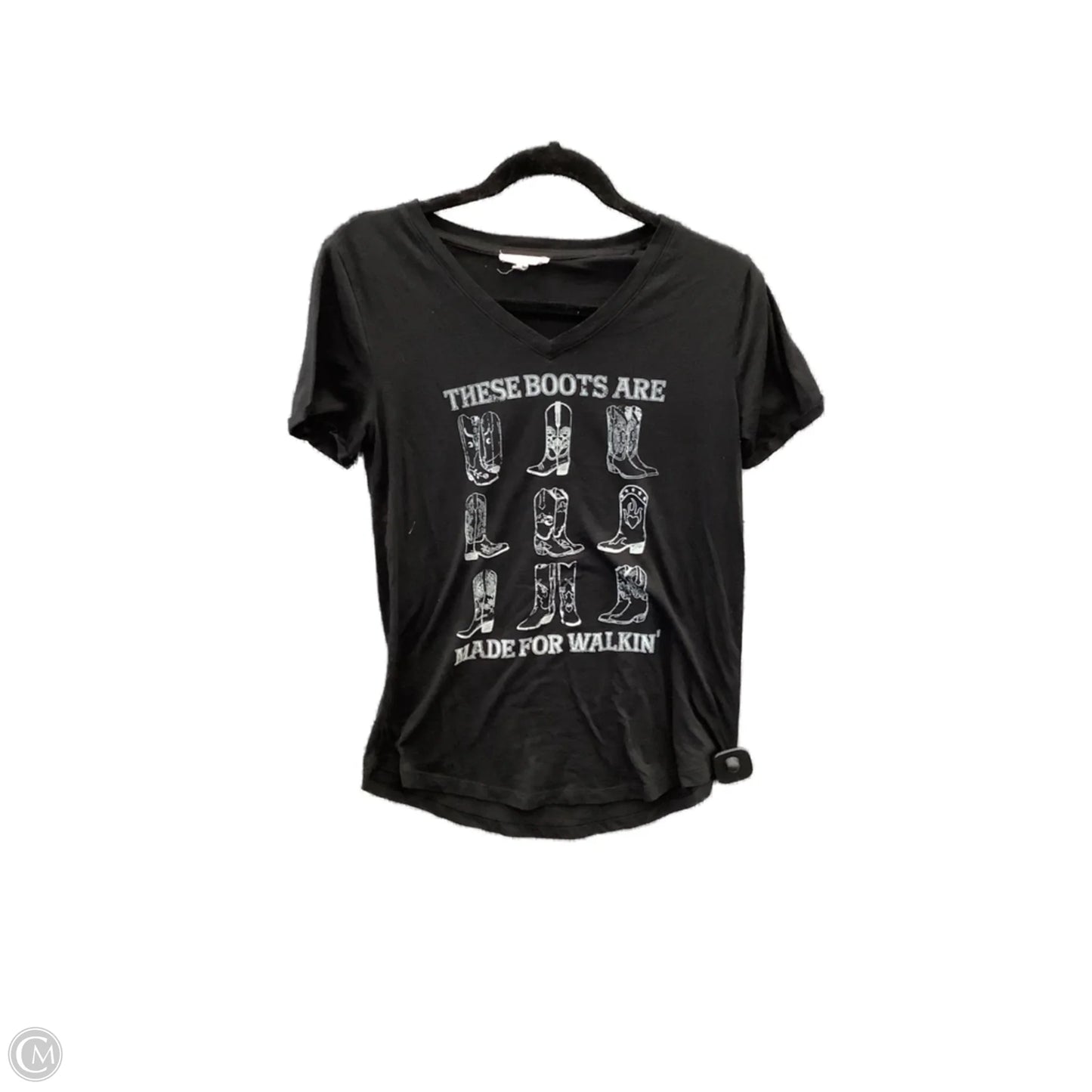 Top Short Sleeve By Maurices In Black, Size: Xs