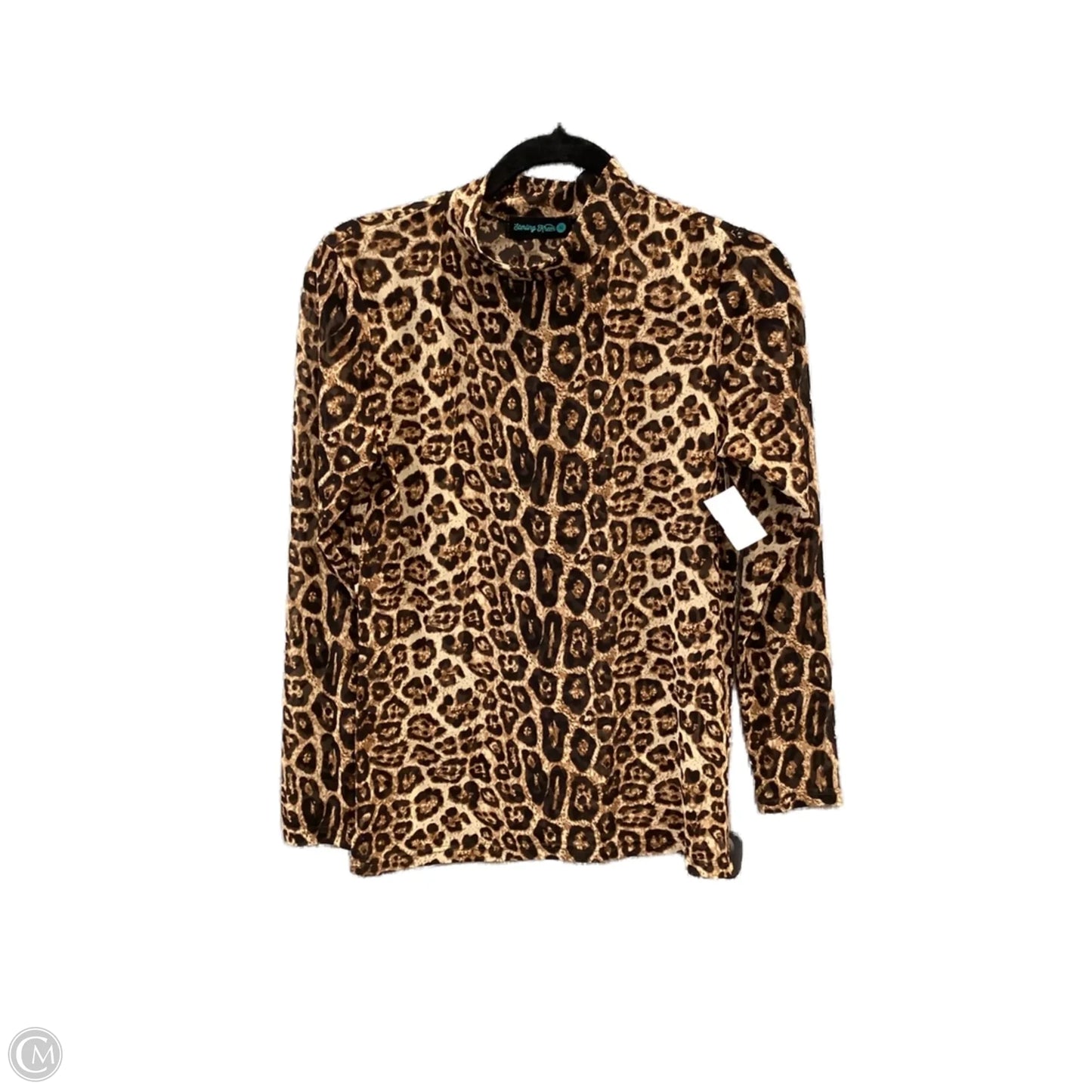 Top Long Sleeve By Clothes Mentor In Animal Print, Size: M