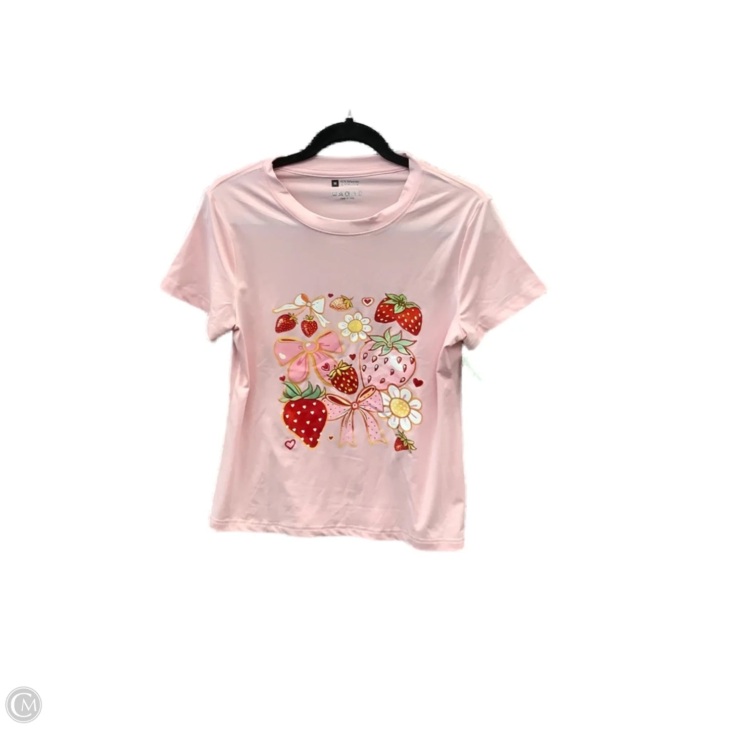 Top Short Sleeve By Clothes Mentor In Pink, Size: M