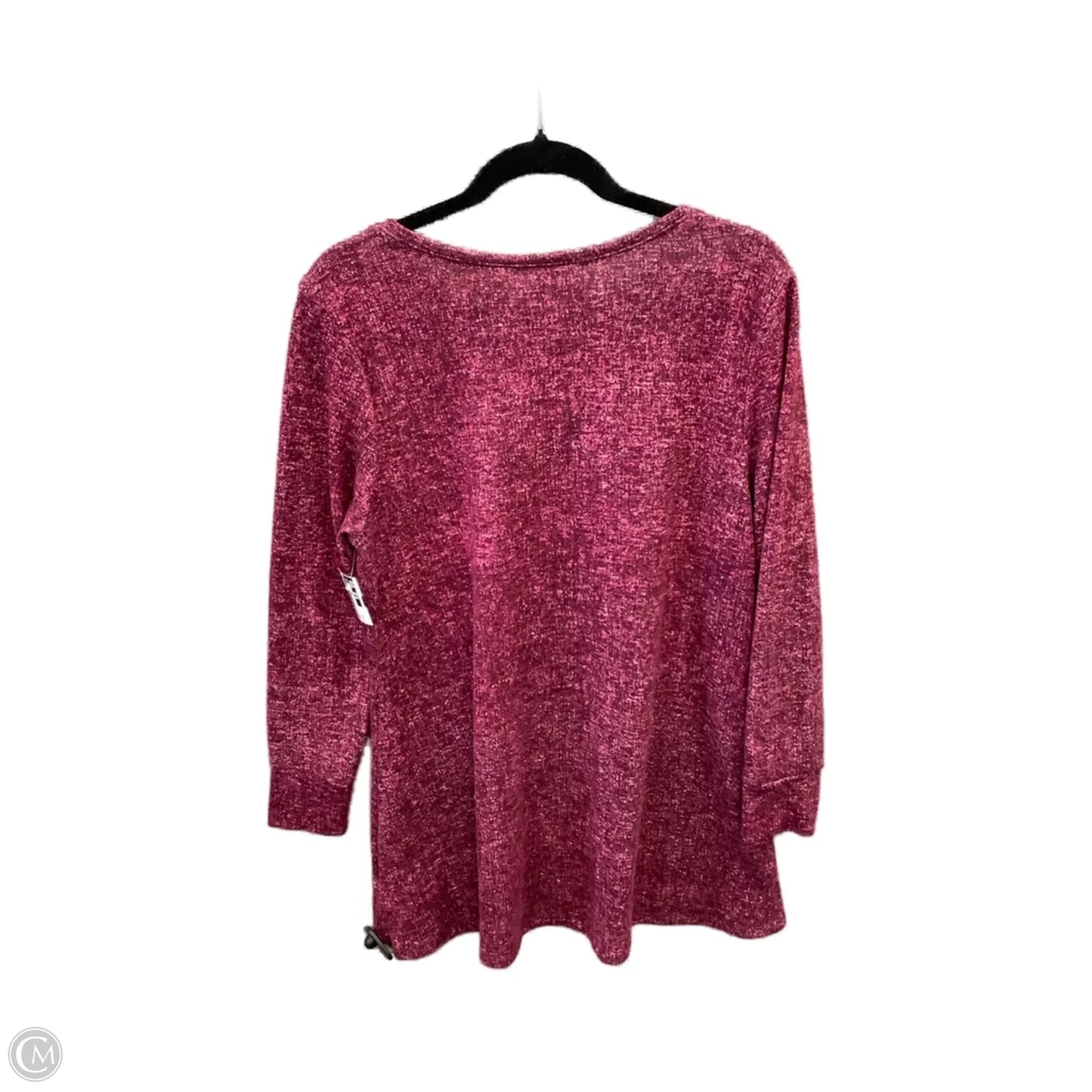 Top Long Sleeve By Lularoe In Pink, Size: M