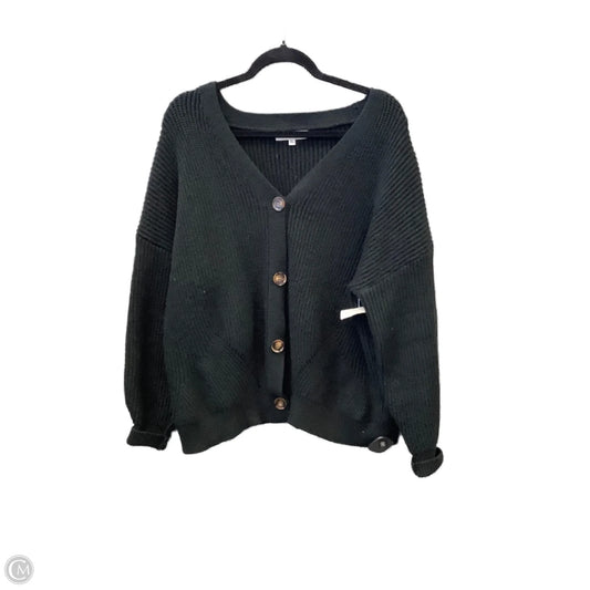 Sweater Cardigan By Clothes Mentor In Black, Size: Xl
