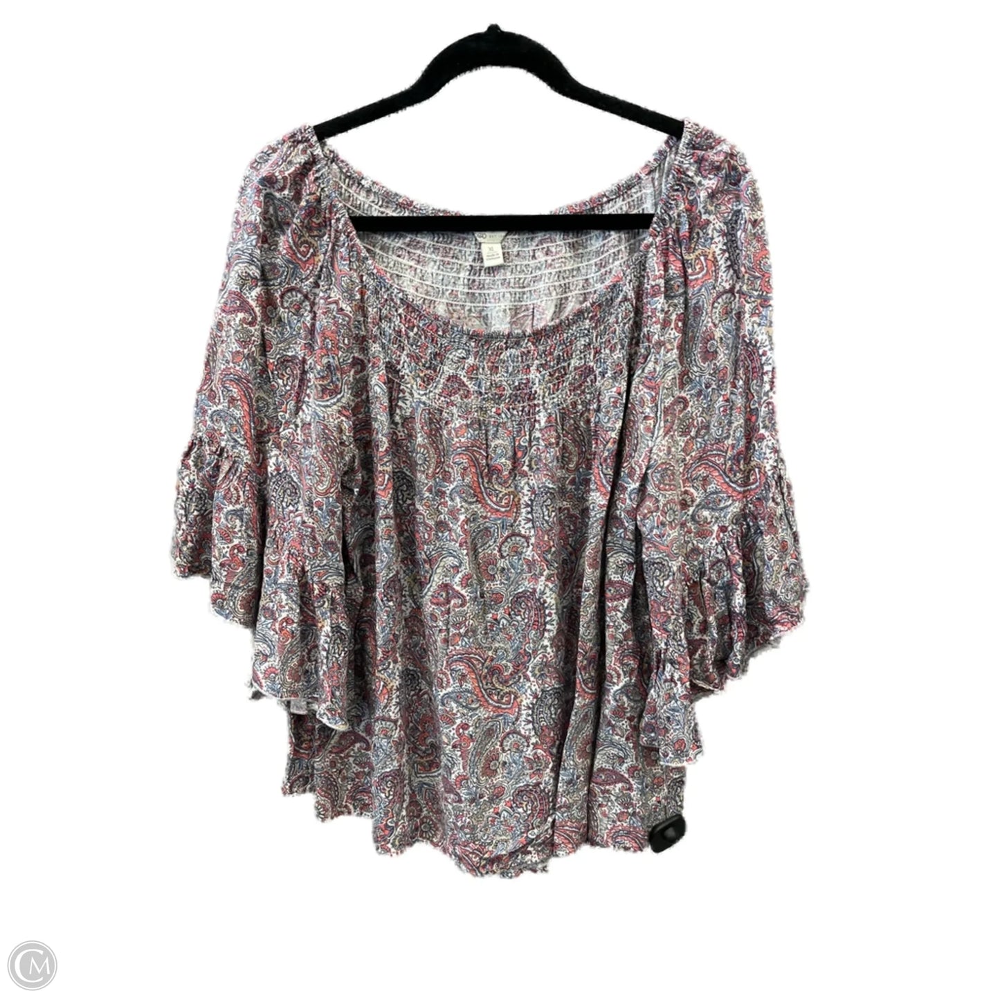 Top Long Sleeve By Cato In Multi-colored, Size: Xl