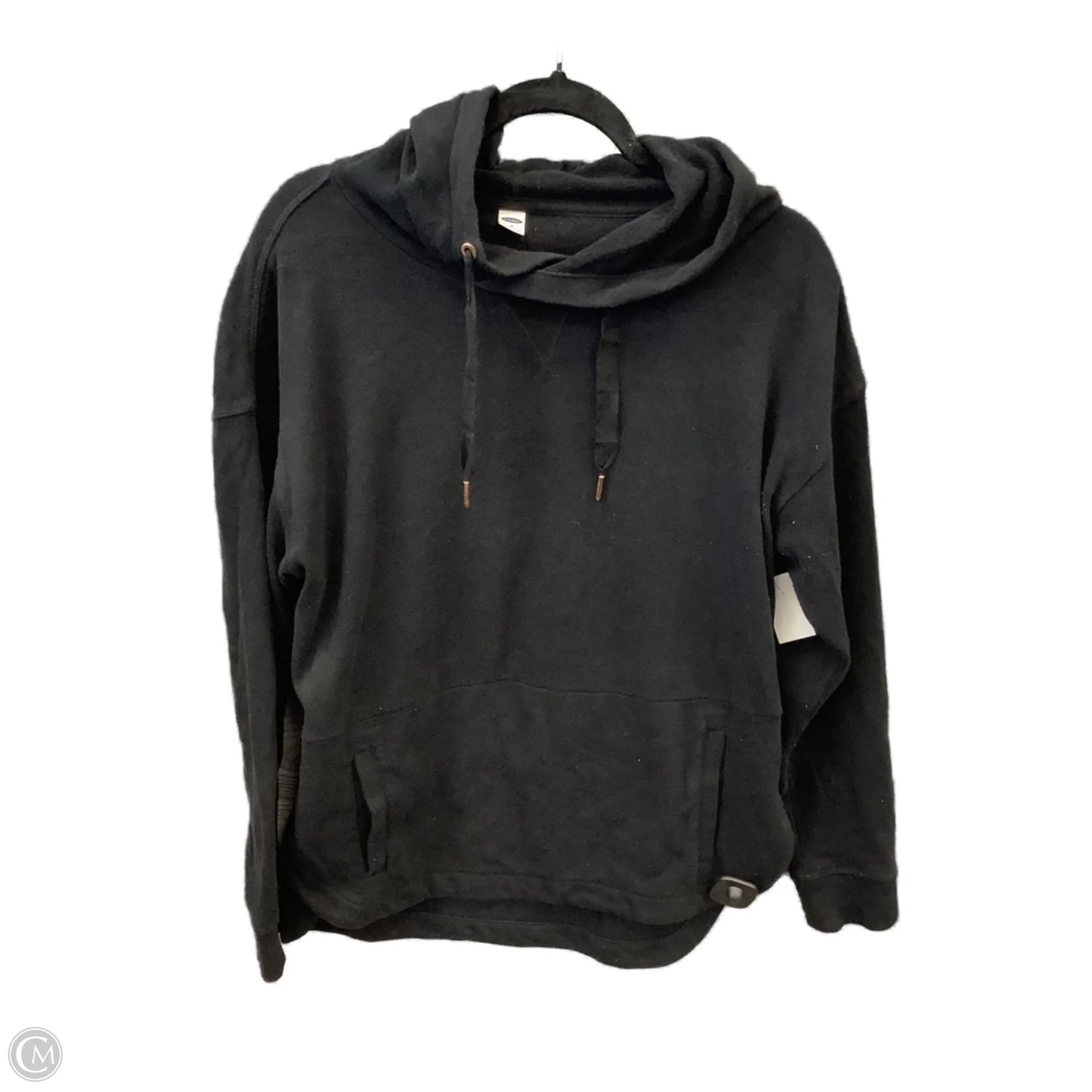 Sweatshirt Hoodie By Old Navy In Black, Size: M