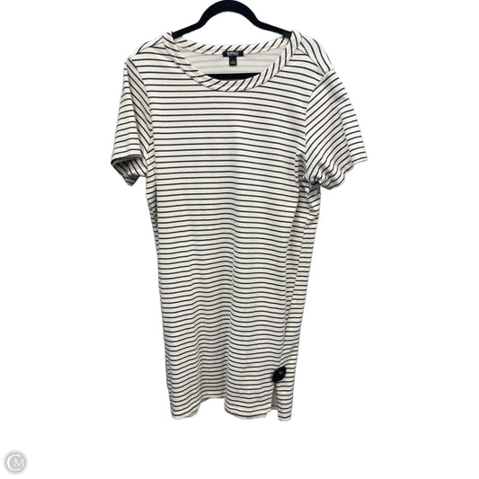 Dress Casual Midi By Buffalo David Bitton In Striped Pattern, Size: L