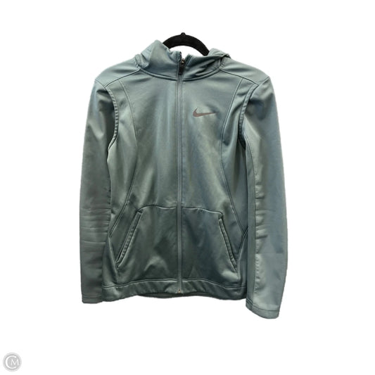 Athletic Jacket By Nike Apparel In Green, Size: S