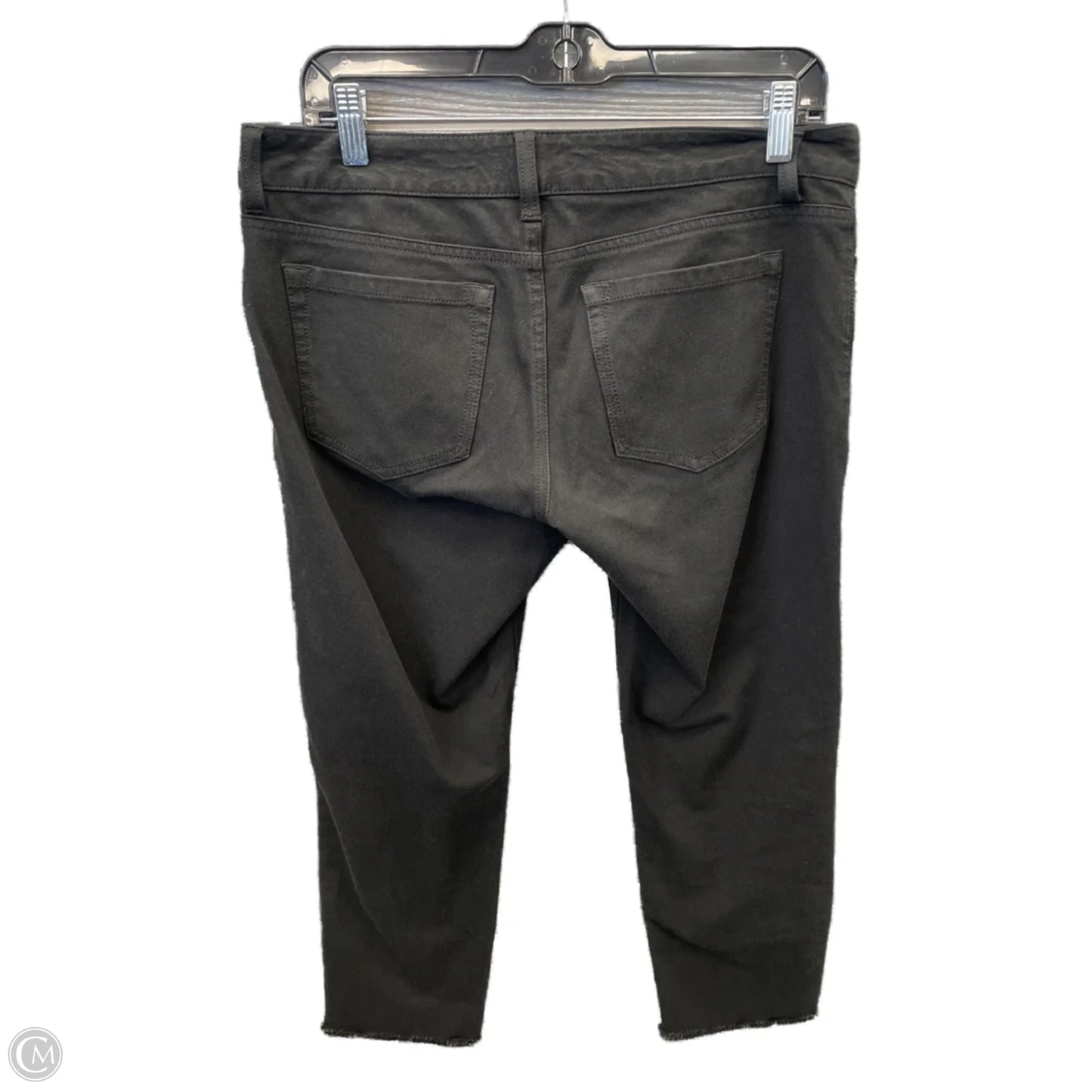 Jeans Skinny By Banana Republic In Black Denim, Size: 8