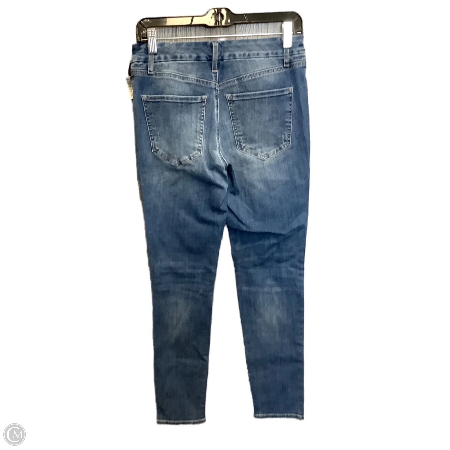 Jeans Skinny By Express In Blue Denim, Size: 8