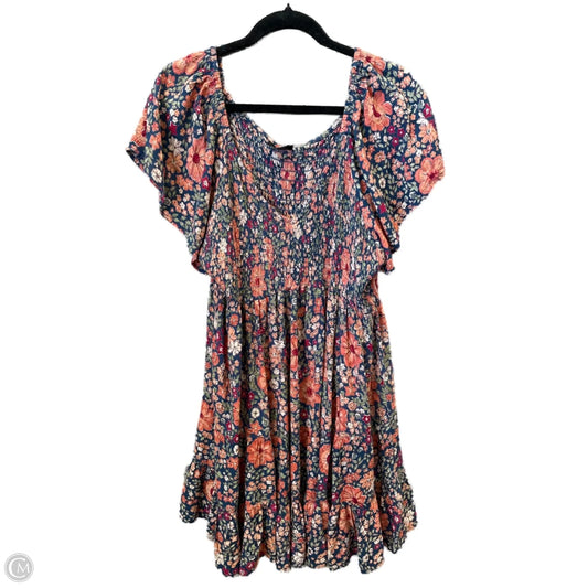 Dress Casual Midi By Angie In Multi-colored, Size: 2x