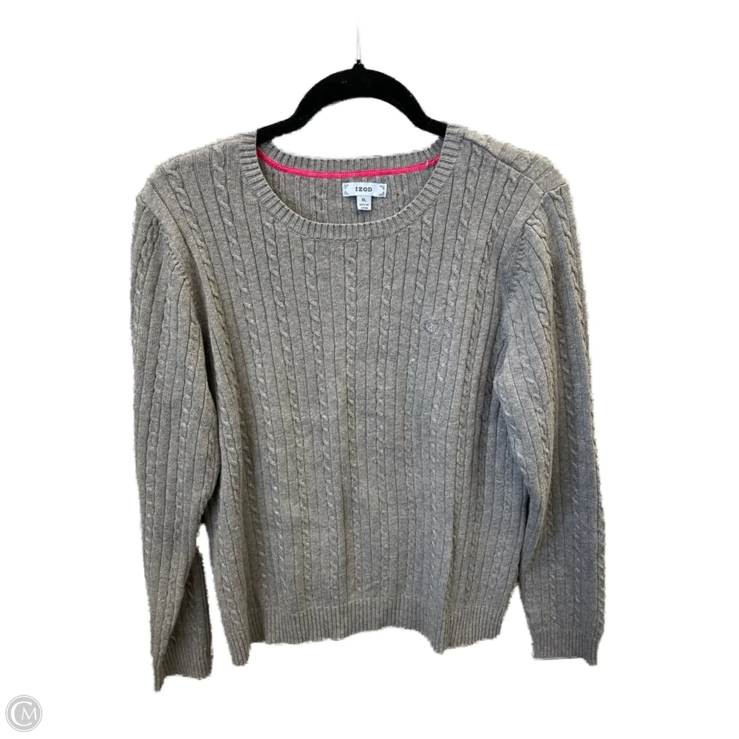 Sweater By Izod In Grey, Size: Xl