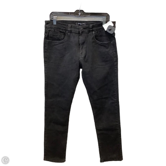 Jeans Skinny By Kenneth Cole In Black Denim, Size: 14