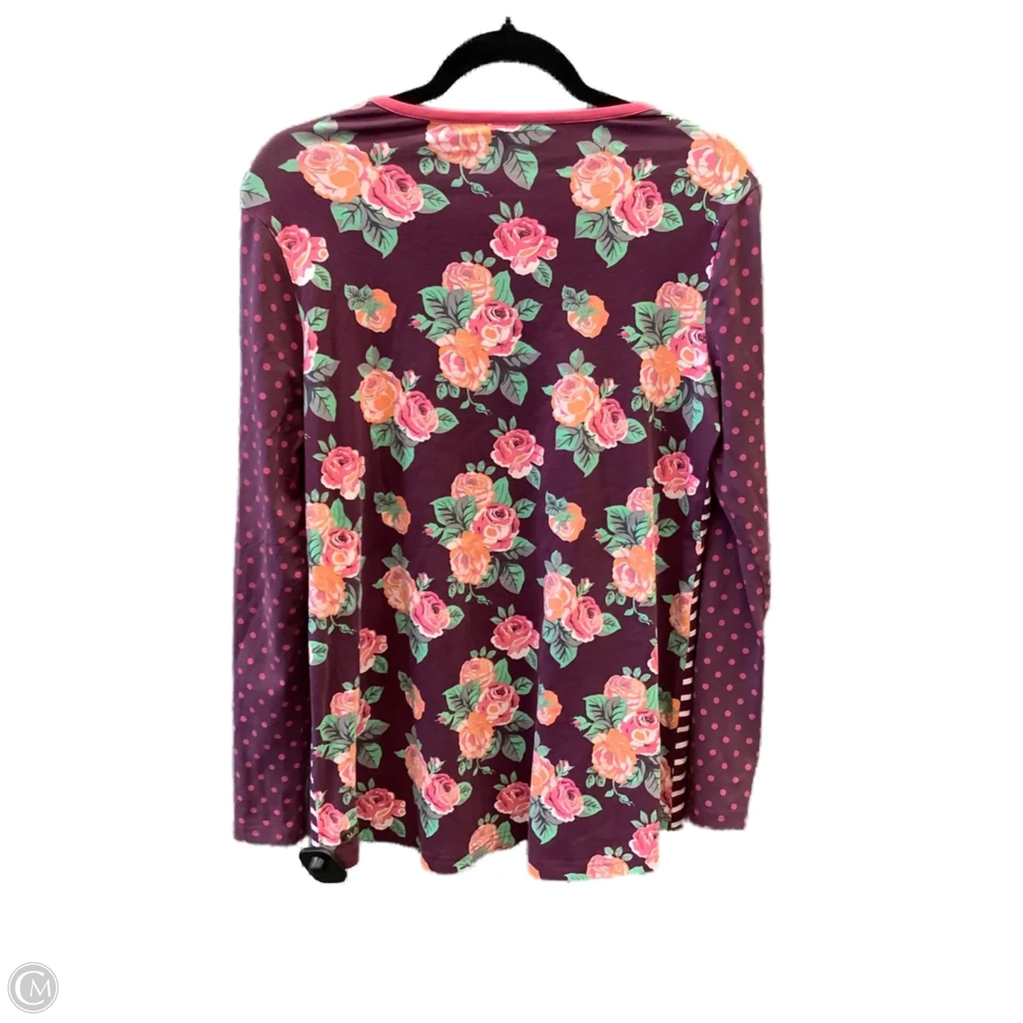 Top Long Sleeve By Matilda Jane In Purple, Size: S