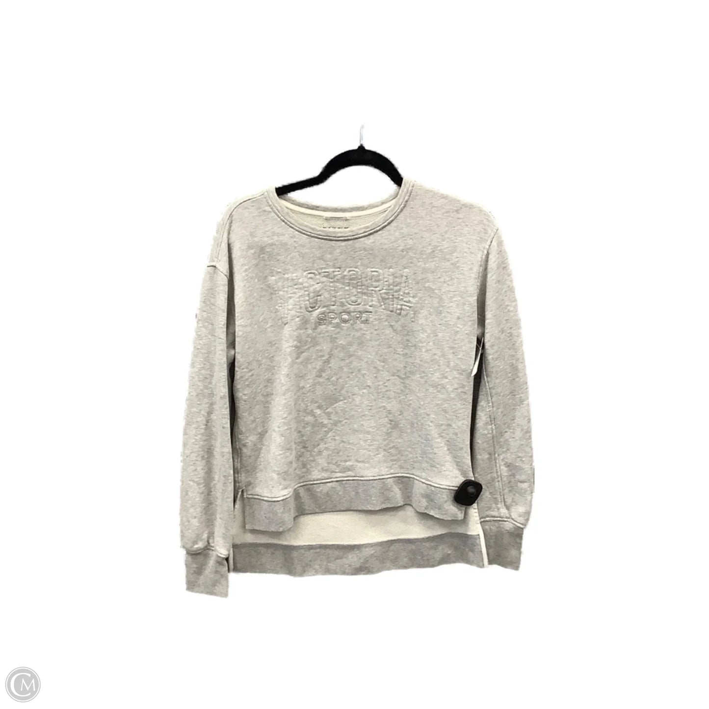 Athletic Sweatshirt Crewneck By Victorias Secret In Grey, Size: Xs