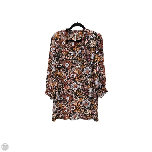 Dress Casual Midi By Massini In Multi-colored, Size: Xl