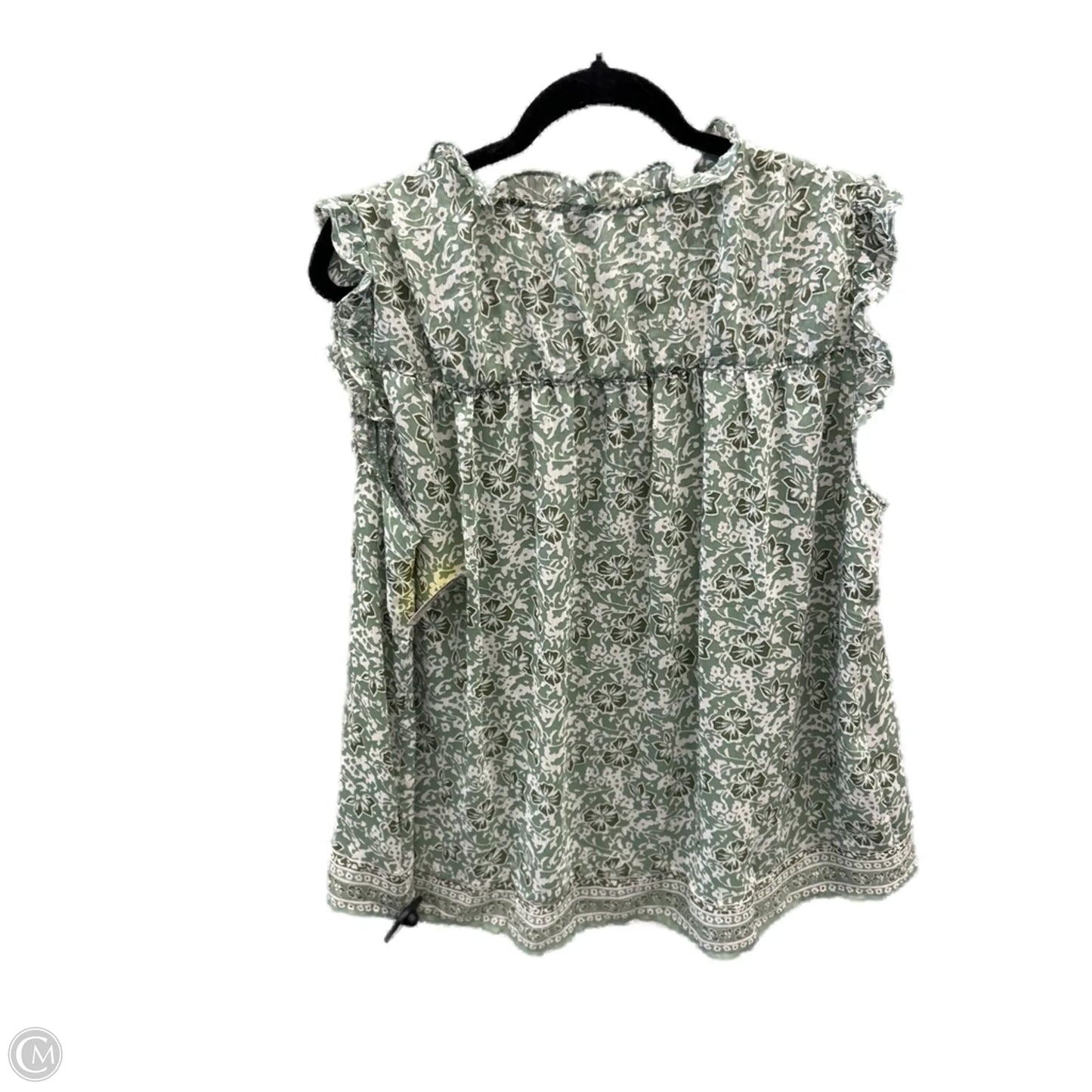 Top Sleeveless By Lane Bryant In Green, Size: Xl