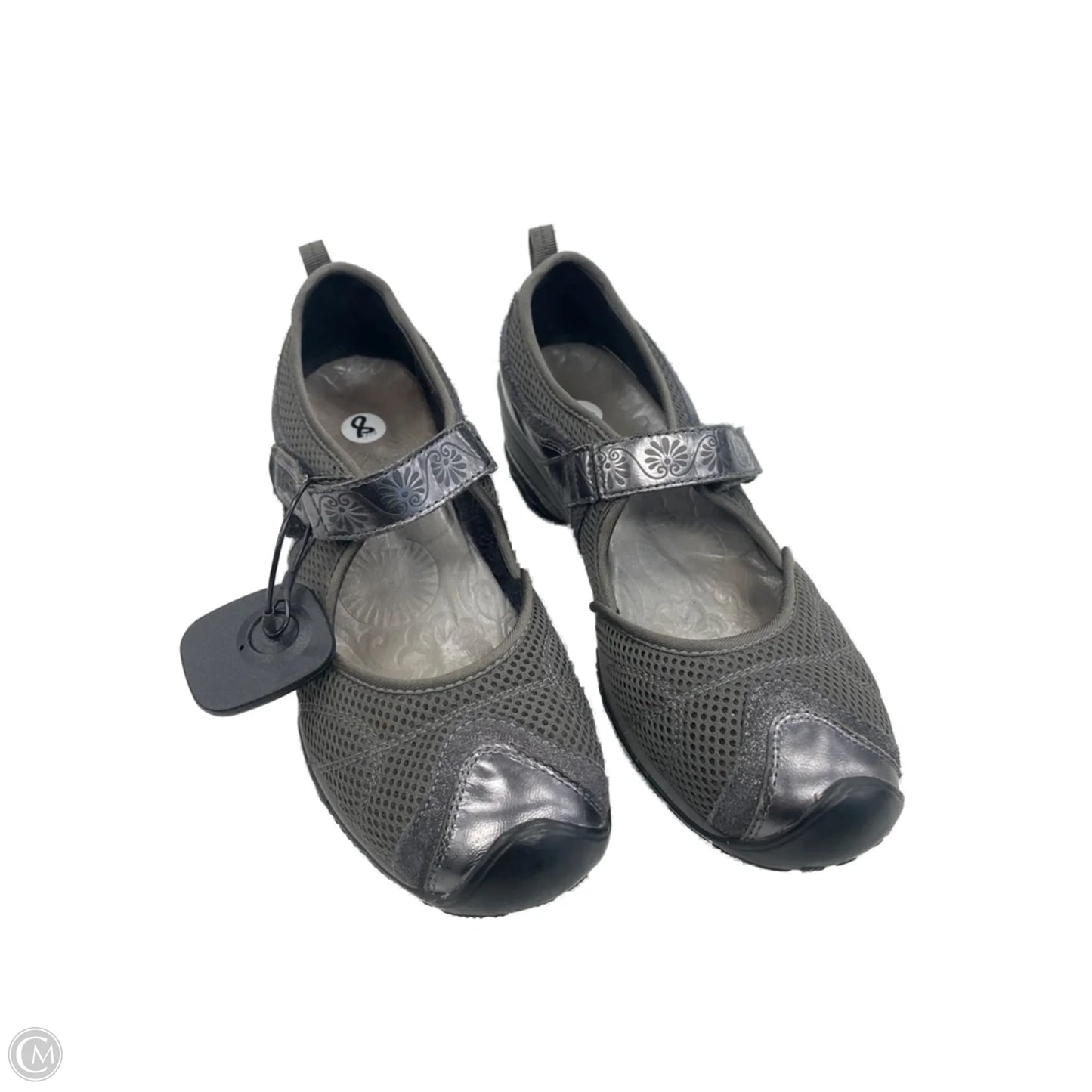 Shoes Flats By Jambu In Grey, Size: 8