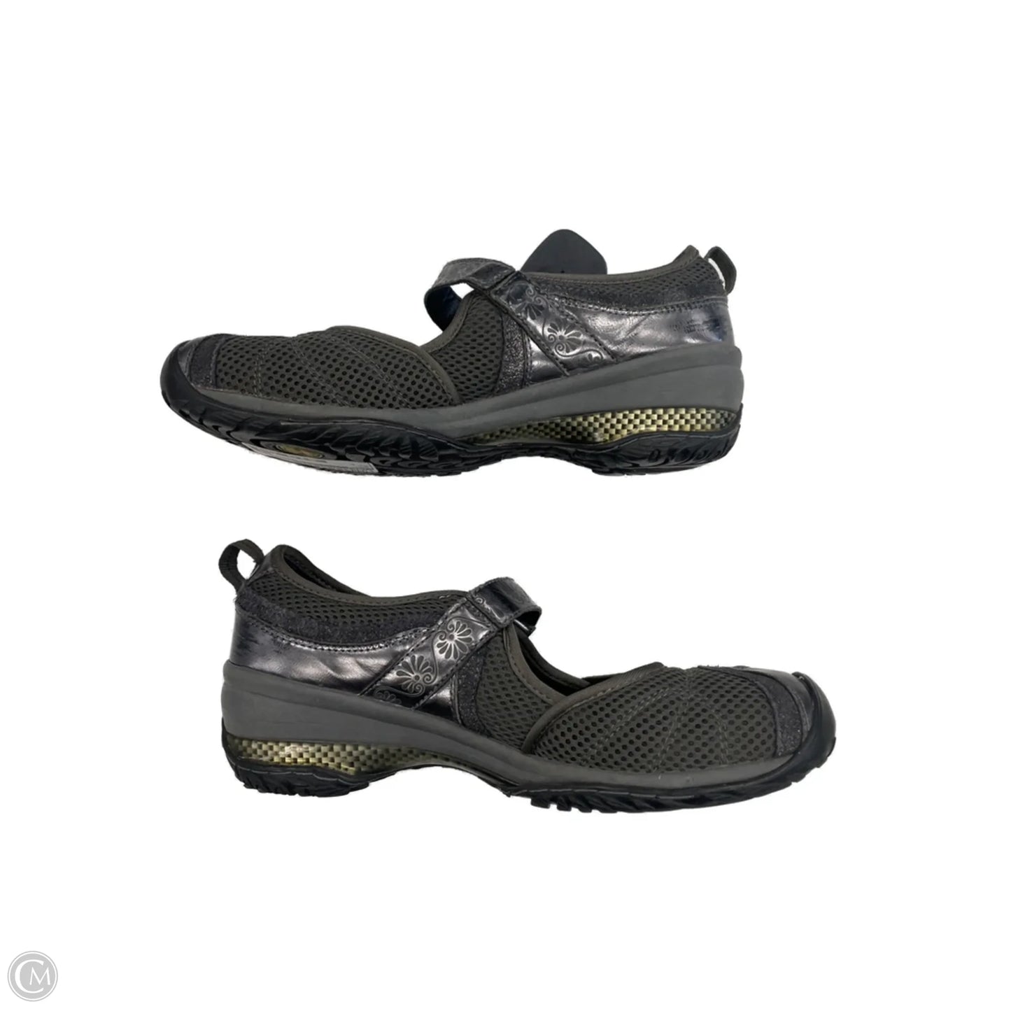 Shoes Flats By Jambu In Grey, Size: 8