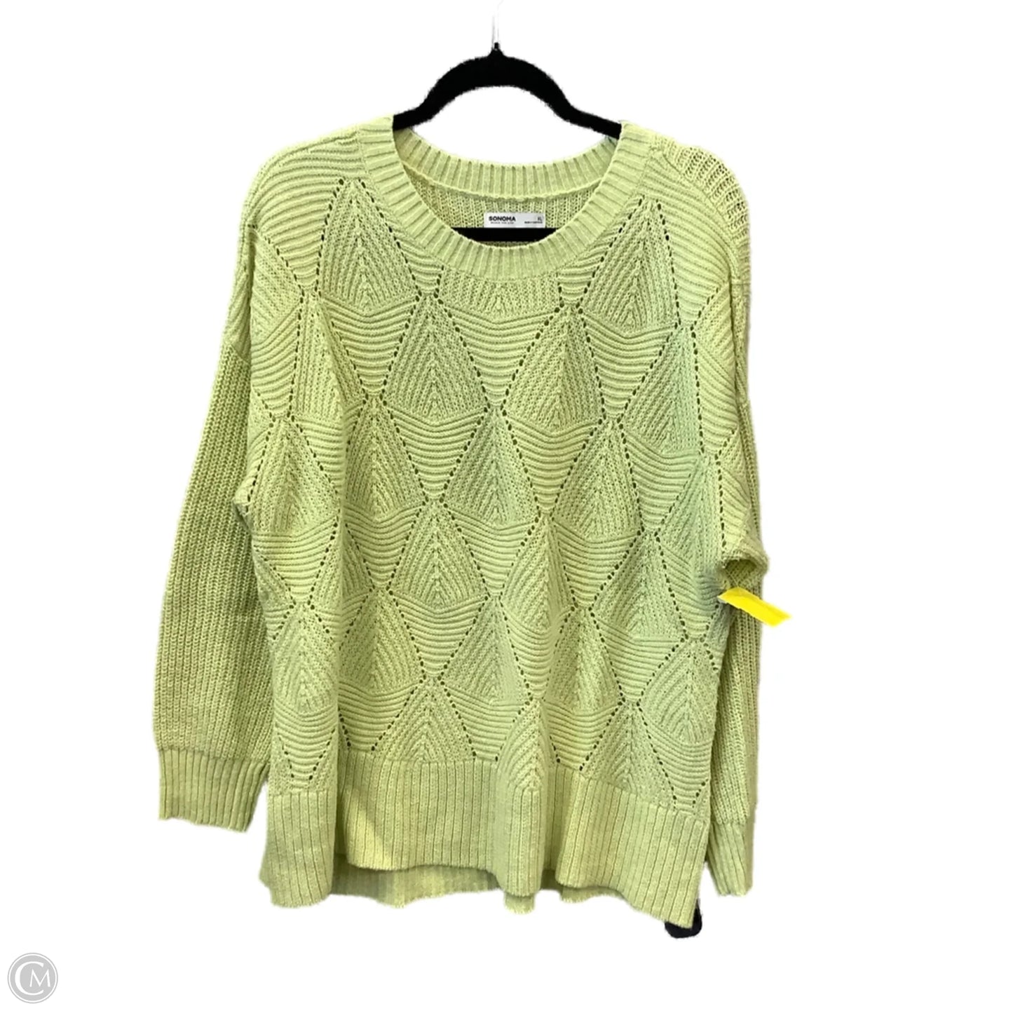 Sweater By Sonoma In Green, Size: Xl