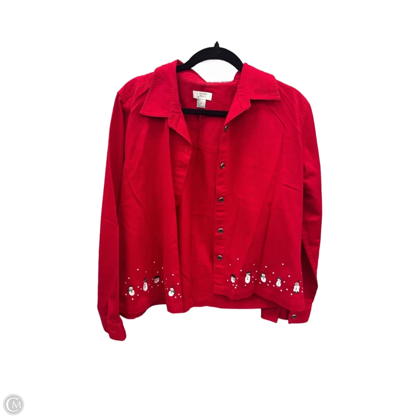 Jacket Other By Christopher And Banks In Red, Size: Xl