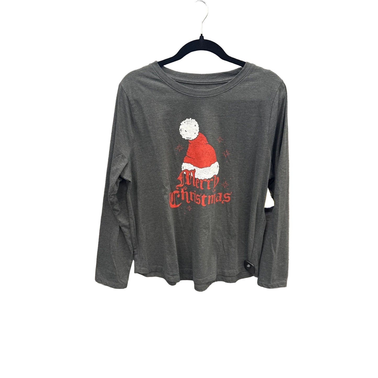 Top Long Sleeve By Sonoma In Grey, Size: Xl