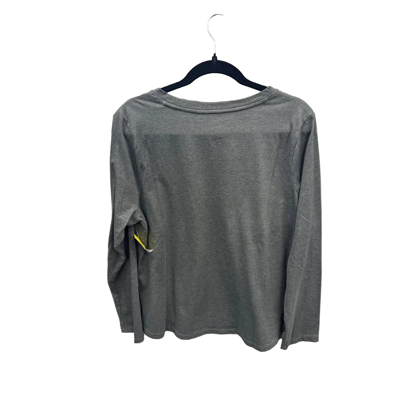 Top Long Sleeve By Sonoma In Grey, Size: Xl