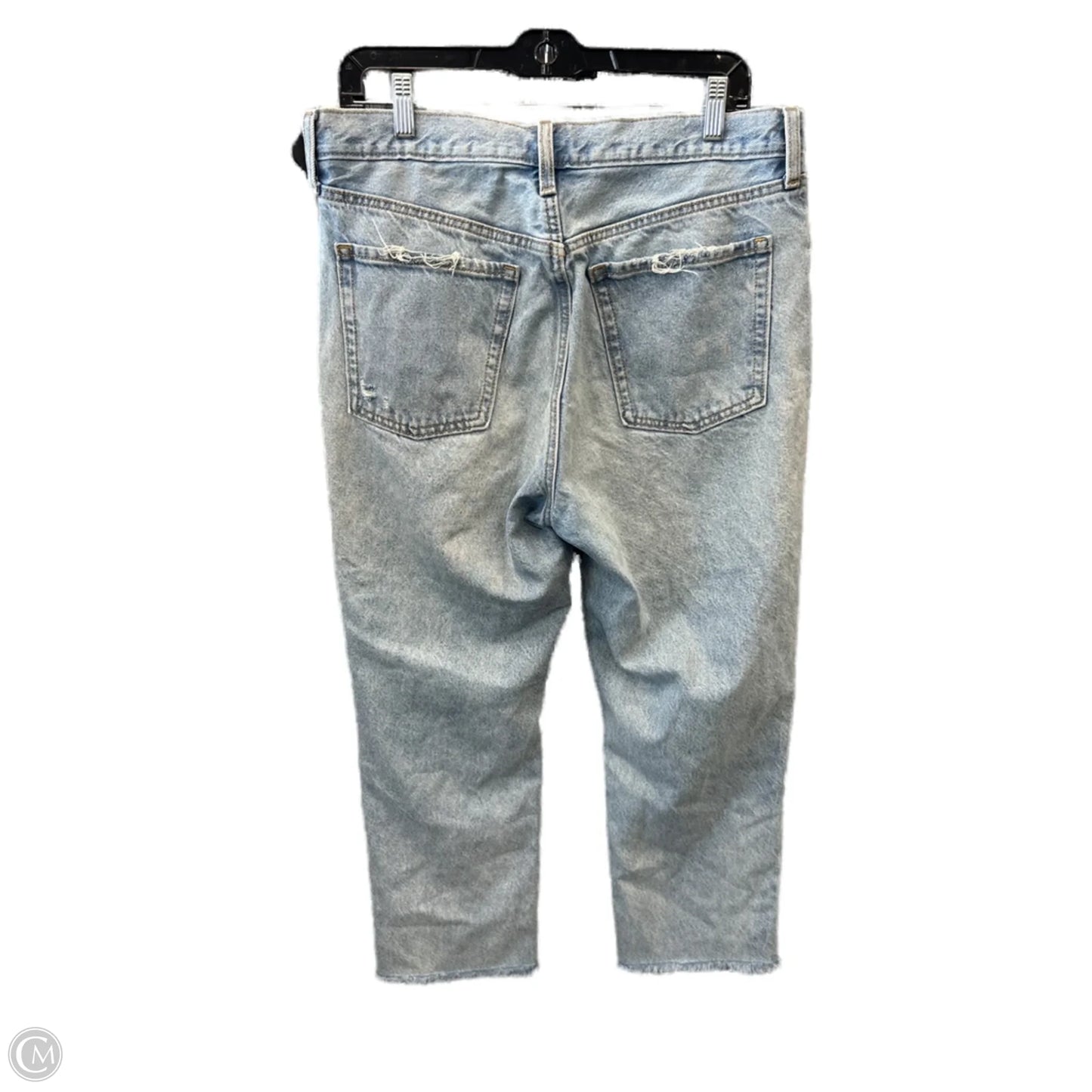 Jeans Straight By Old Navy In Blue Denim, Size: 12