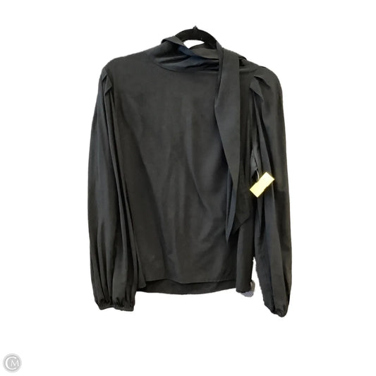 Blouse Long Sleeve By Prologue In Black, Size: S