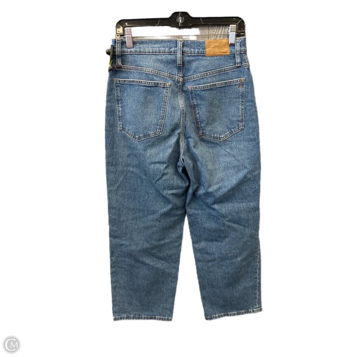 Jeans Straight By Madewell In Blue Denim, Size: 6