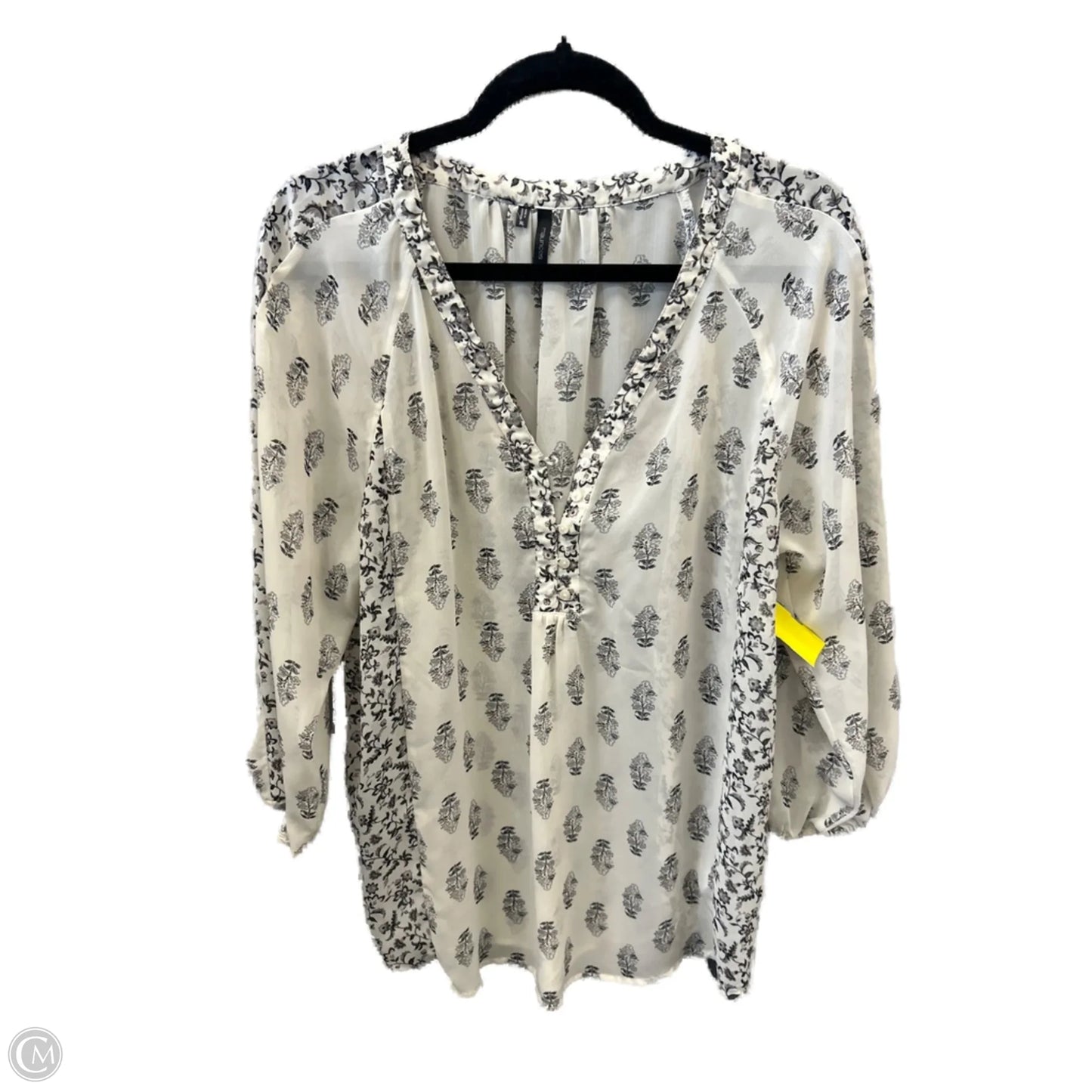 Blouse Long Sleeve By Maurices In White, Size: Xl