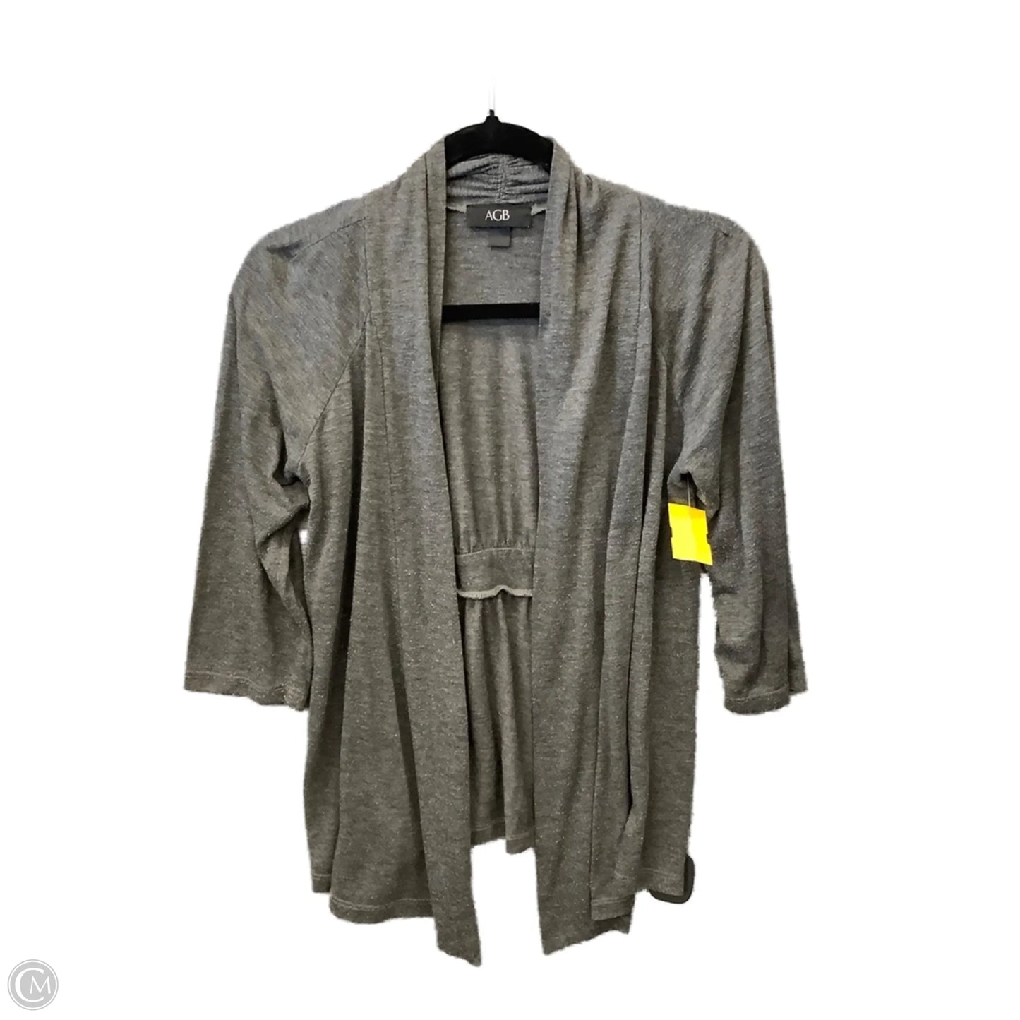 Cardigan By Agb In Grey, Size: L