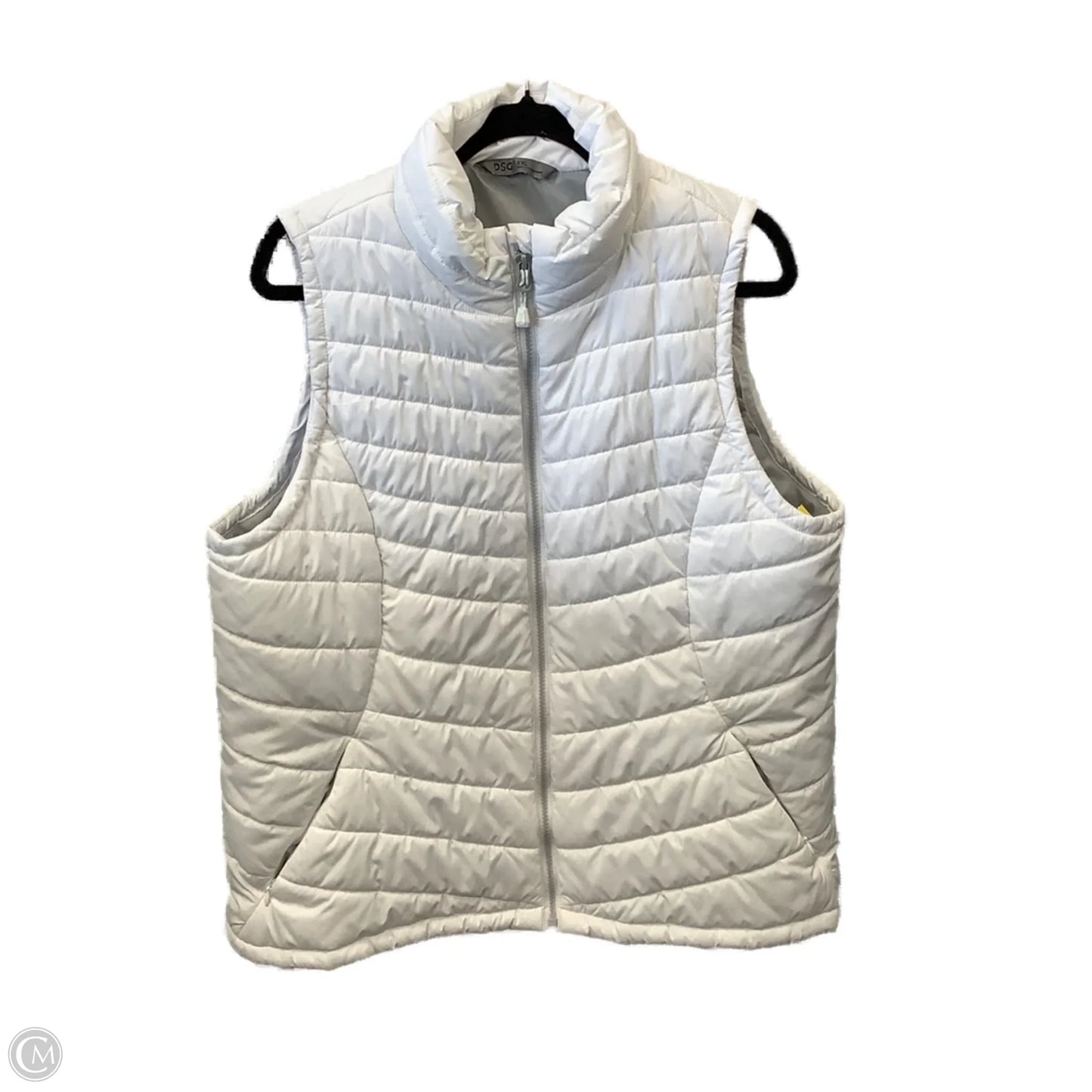 Vest Puffer & Quilted By Dsg Outerwear In White, Size: Xxl