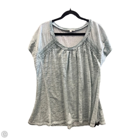 Top Short Sleeve By Umgee In Green, Size: Xl