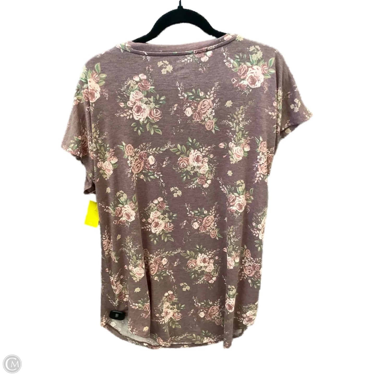 Top Short Sleeve By Maurices In Purple, Size: Xl