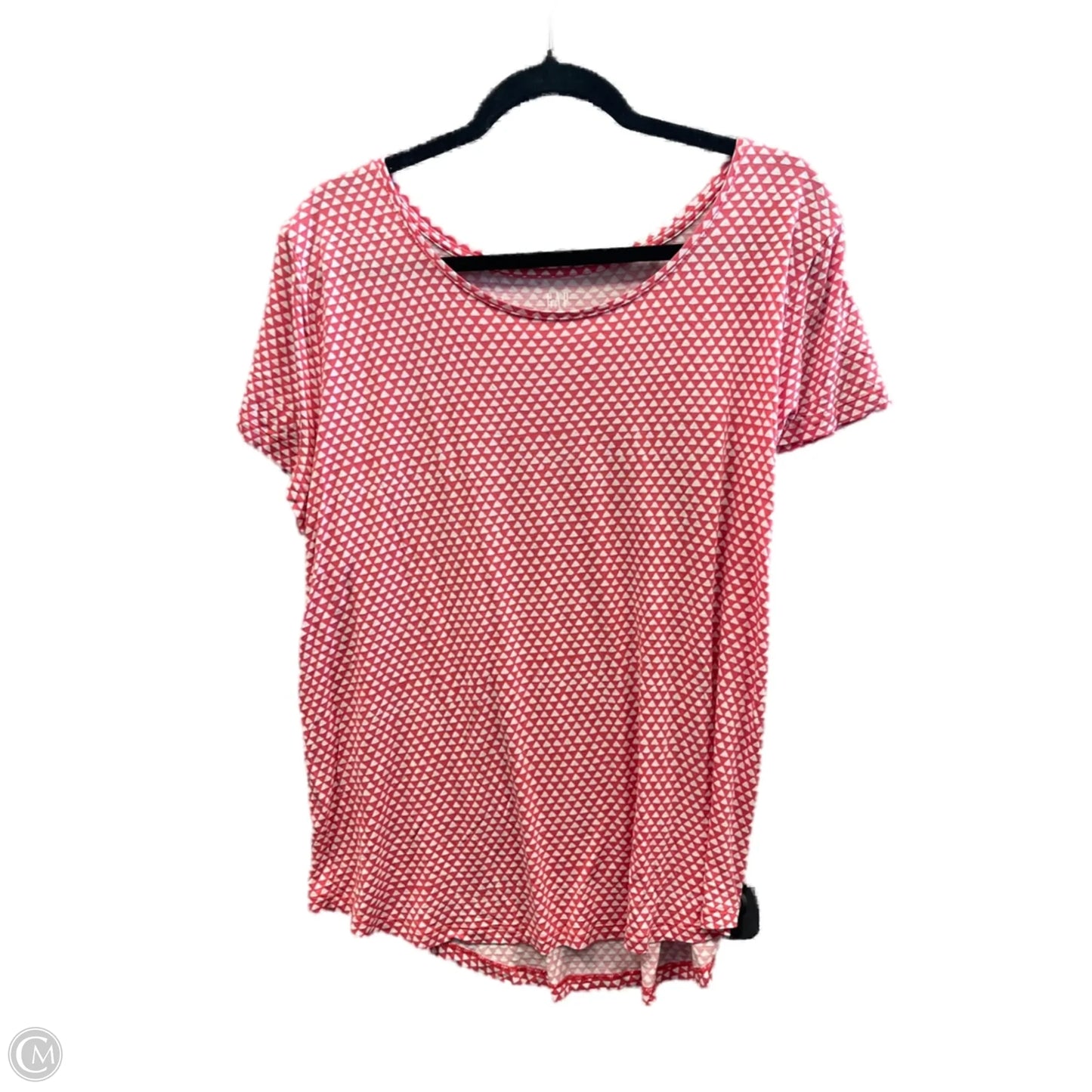 Top Short Sleeve By Gap In Red, Size: Xl
