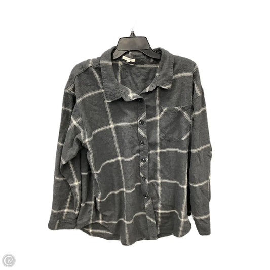 Top Long Sleeve By Maurices In Grey, Size: Xxl