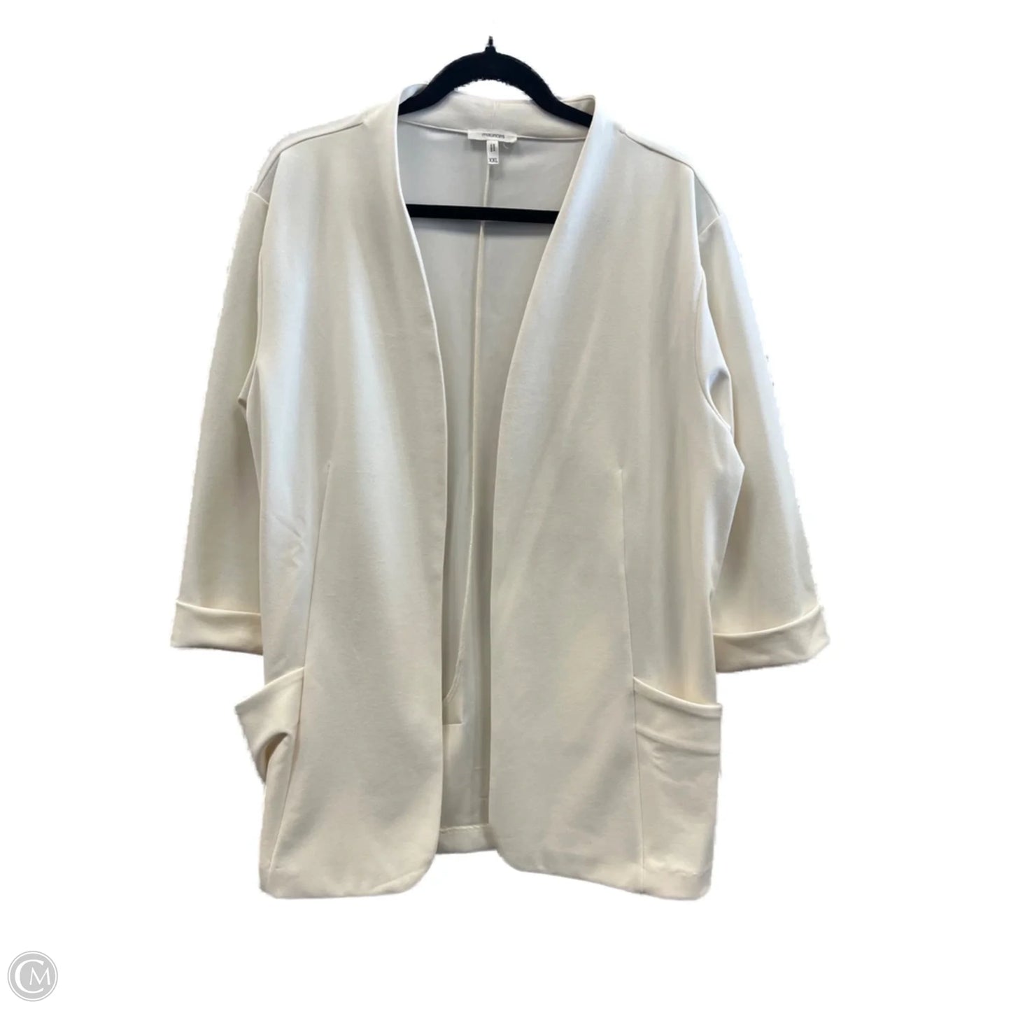 Blazer By Maurices In Cream, Size: Xxl