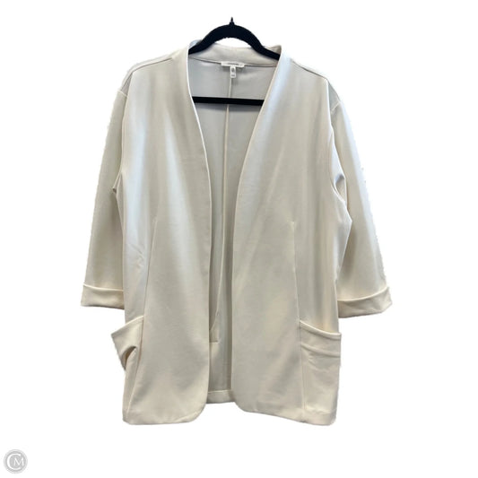 Blazer By Maurices In Cream, Size: Xxl