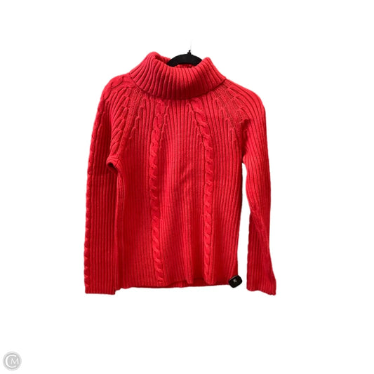 Sweater By Liz Claiborne In Red, Size: M