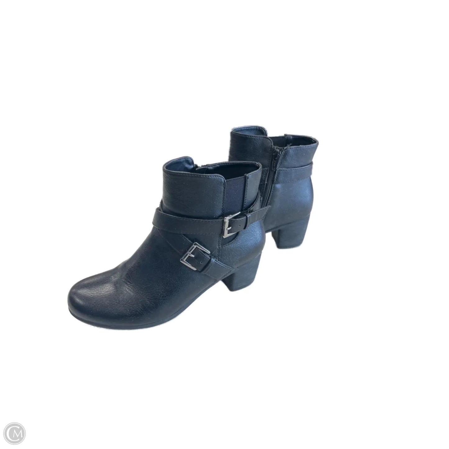 Boots Ankle Flats By Croft And Barrow In Black, Size: 8.5