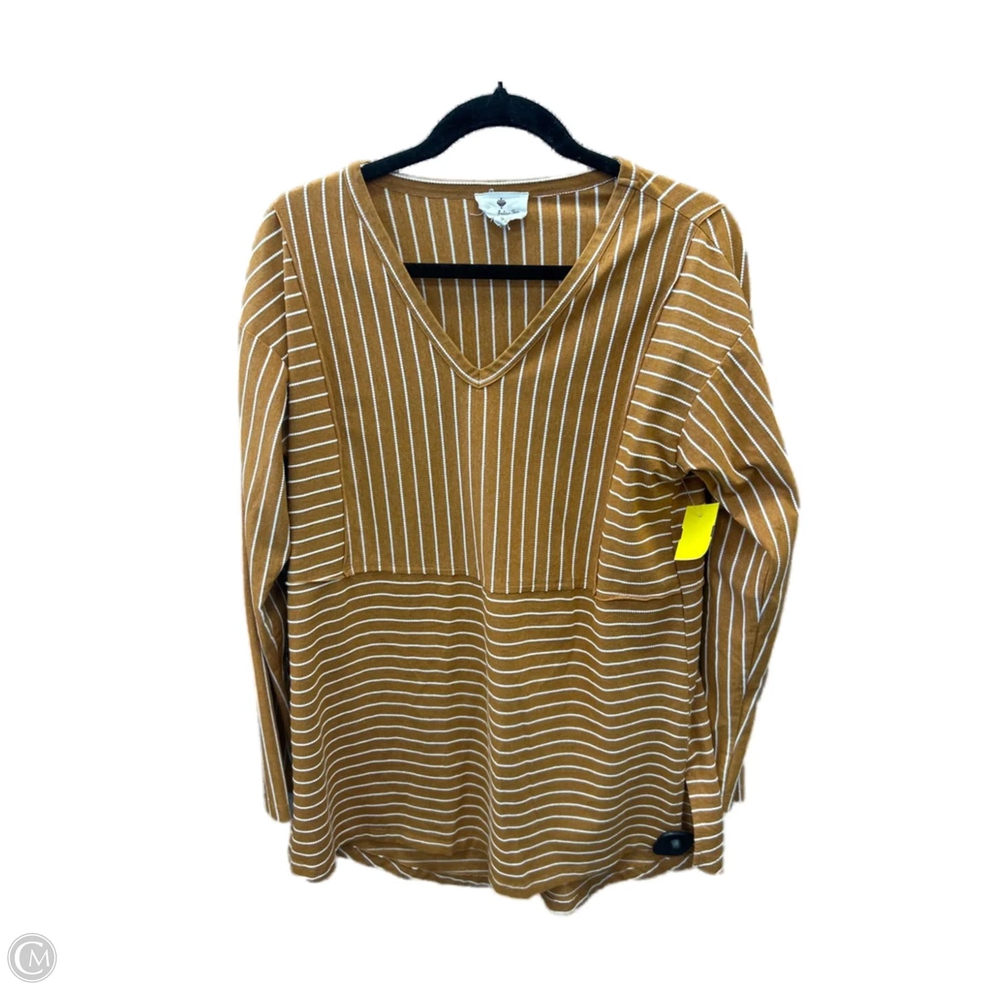 Top Long Sleeve By Betseys Boutique Shop In Orange, Size: S