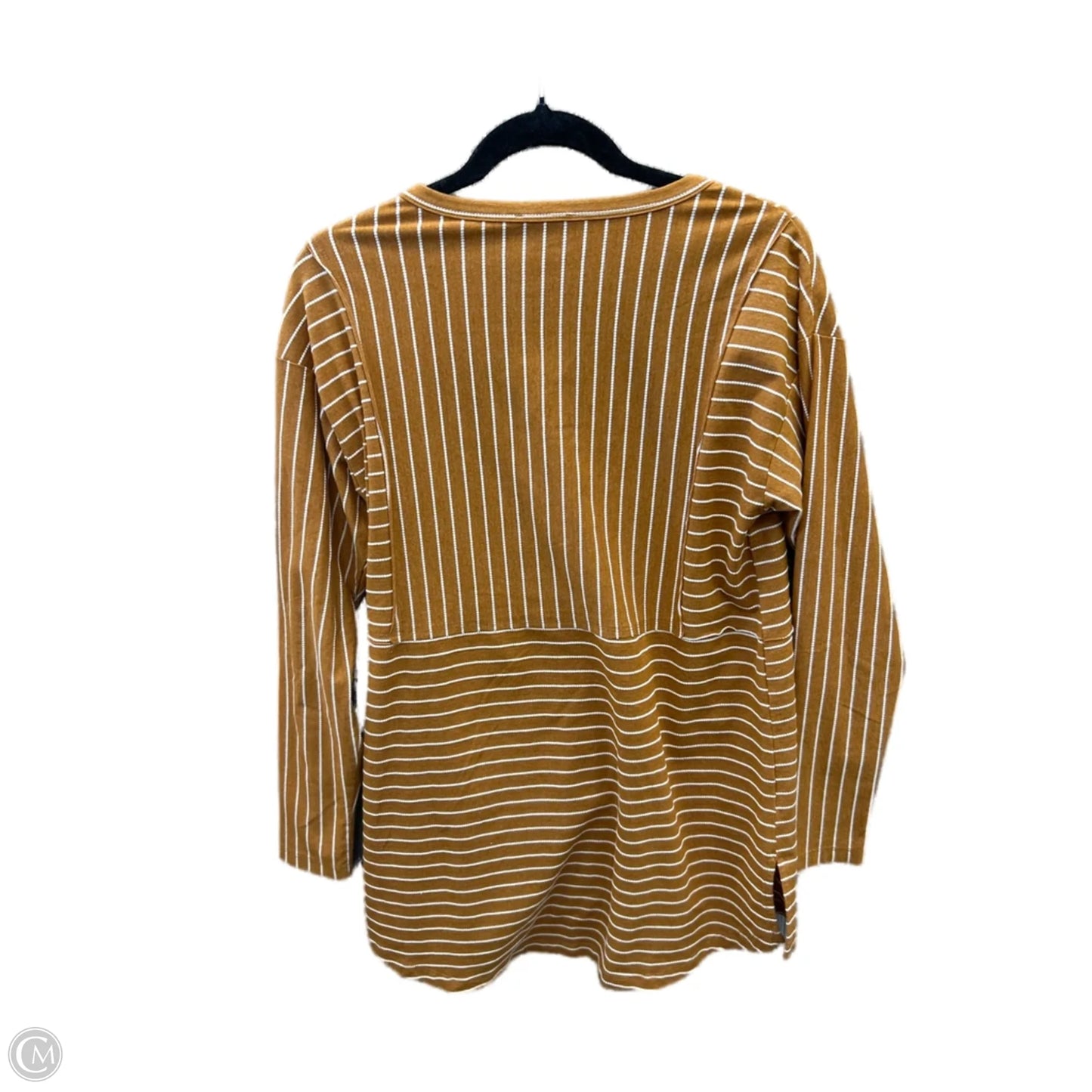 Top Long Sleeve By Betseys Boutique Shop In Orange, Size: S