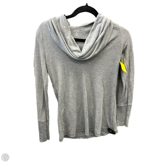 Top Long Sleeve By Ana In Grey, Size: S