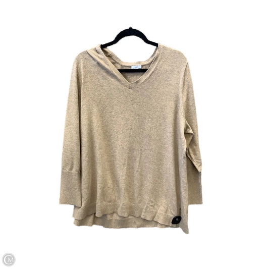 Top Long Sleeve By J. Jill In Tan, Size: 2x
