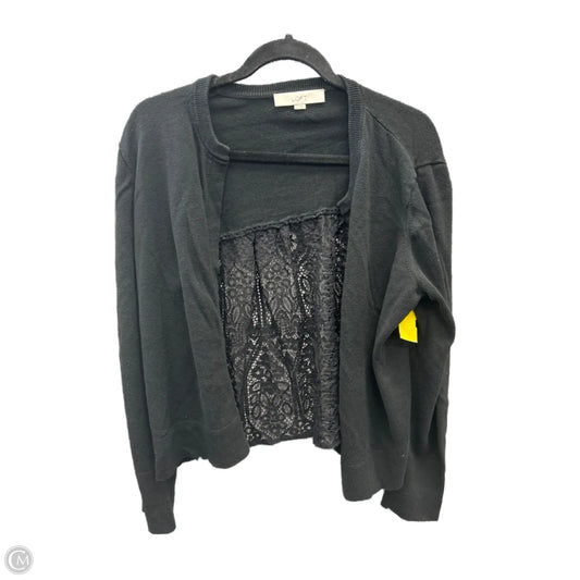 Cardigan By Loft In Black, Size: Xl