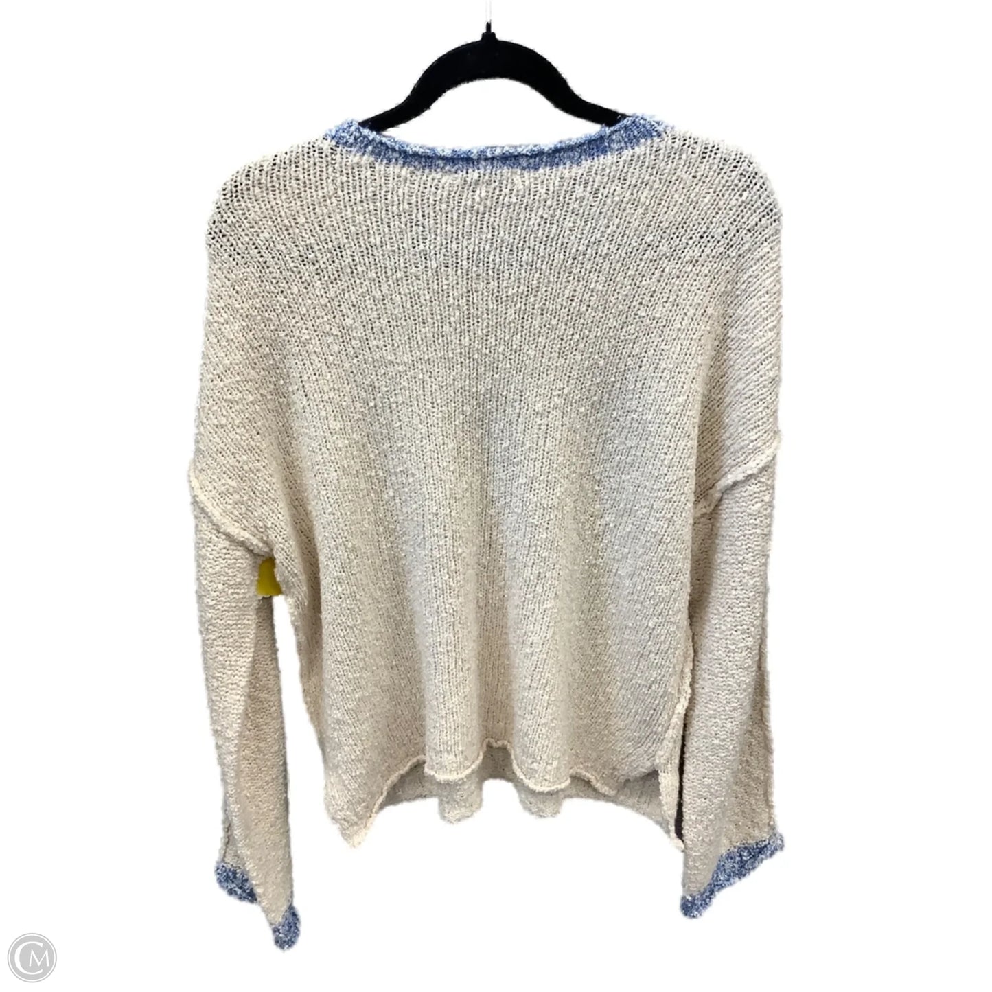 Sweater By Gilli In Blue & Cream, Size: M