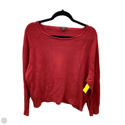 Top Long Sleeve By Quince In Red, Size: M