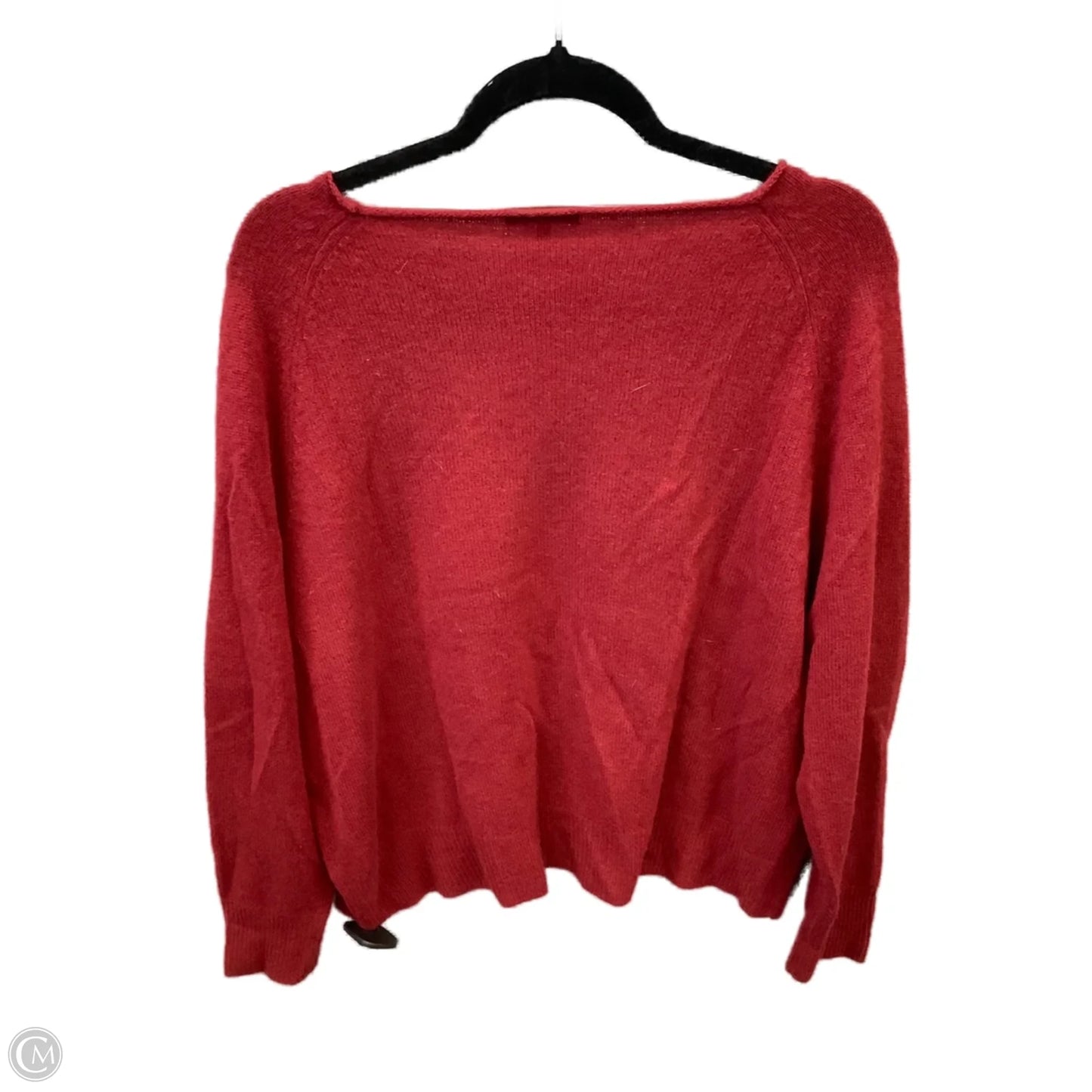 Top Long Sleeve By Quince In Red, Size: M